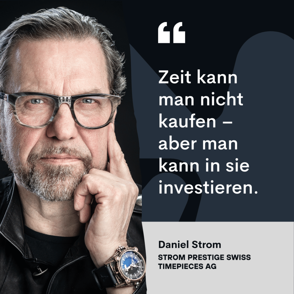Zeit kann man nicht kaufen – aber man kann in sie investieren - Daniel Strom