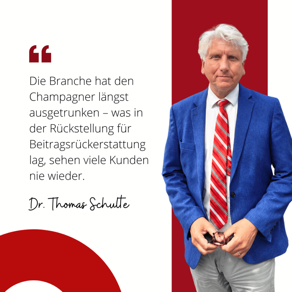 Das Geld ist weg bei Lebensversicherungen - Dr. Thomas Schulte