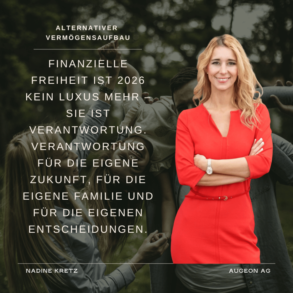 Finanzielle Freiheit mit Nadine Kretz von der Augeon AG