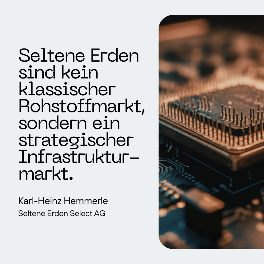Seltene Erden – die unsichtbaren Rohstoffe, die über die Zukunft der Hochtechnologie entscheiden 1 Seltene Erden Rohstoffmarkt - Seltene Erden Select AG
